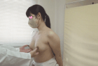 【一般外来】例の超敏感チクビちゃん再び!相変わらず汗だくで悶える姿に興奮します。