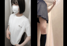 2カメで2人収録!スク水試着室!おっぱい・おま○こ丸見え!