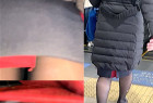【超貴重】魅惑のCAさんSP41☆制服出勤中の赤制服を拝見！可愛いピンクショーツに悶絶^ ^