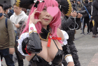 美尻見せつけハイレグブルマ!禁断の超絶ハミ毛!こんな破廉恥が許されていいのか!? コスイベ撮影32