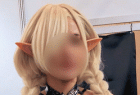 食い込みがすごい!!あまりにもエロすぎるコスプレイヤー (金髪巨乳エルフ編 Part1)